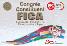Congrés Constituent UGT-FICA en Lleida – Viernes 11/11/16