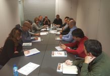 Reunión con los delegados delegadas de las empresas cementera de Catalunya