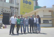 UGT FICA Catalunya con los compañeros de Laffarge