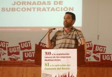 UGT FICA Catalunya y la Fundación Anastasio de Gracia organizan unas jornadas sobre la subcontratación en Barcelona