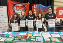 UGT FICA Calí participa en el festival antirracista celebrado Barcelona el pasado día 22 de marzo