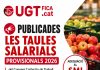 Taules Salarials provisionals 2026 del Conveni Col·lectiu de Treball de Recaptació, Emmagatzematge, Manipulació i Venda de Fruites i Verdures de la província de Lleida
